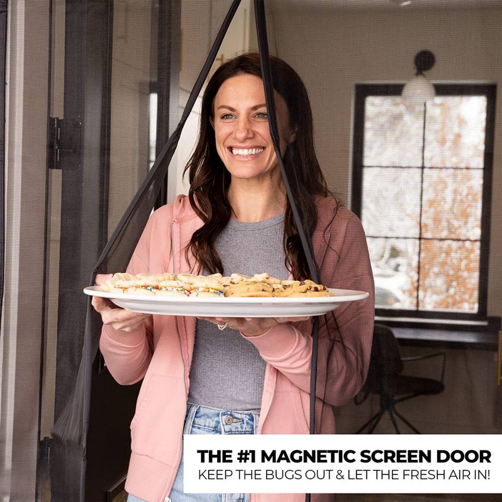 A magnetic screen door fitted across an open New Zealand doorway